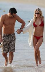 Leann Rimes Bikini Beach Vacation Candids In Cabo San Lucas December