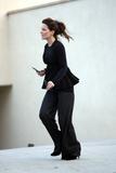 Kate Beckinsale in black candid
