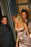 Marisa Miller shows cleavage in silver low-cut dress at Tribe Hyperclub in Montreal