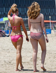 Two Sexy Teens Strolling Along the Shorev30wjagpzb.jpg